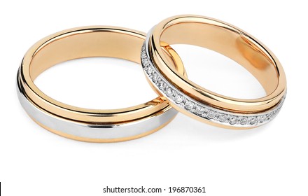 wedding rings - Shutterstock ID 196870361