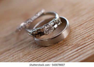 Wedding Rings - Shutterstock ID 543078007