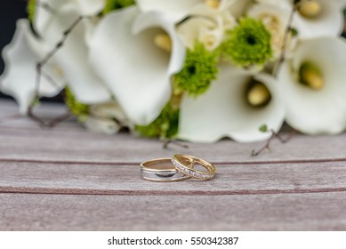 Wedding Rings - Shutterstock ID 550342387
