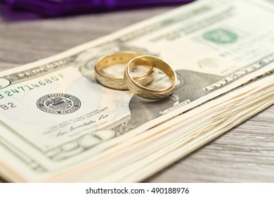 Wedding Rings And Money