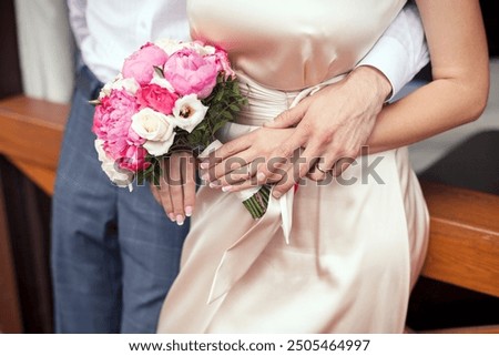 Similar – A bridal bouquet the day of the wedding