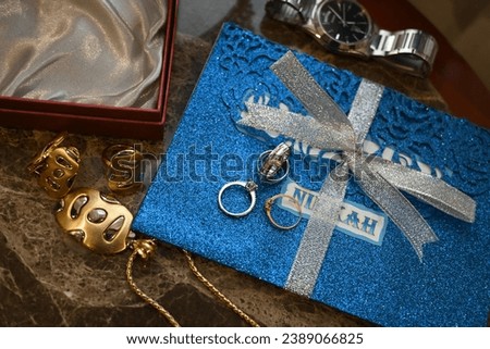 Wedding rings symbolise eternal love and commitment within a relationship. This emblem of love is exchanged between two people on their wedding day and worn to show the world they are married. During 