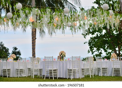 wedding set up
