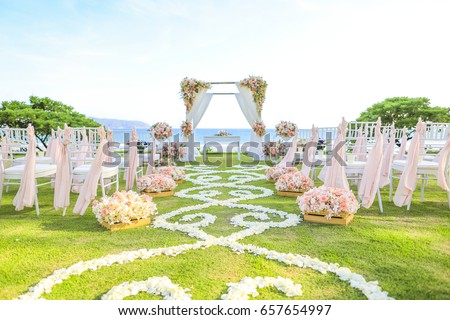 Wedding set up