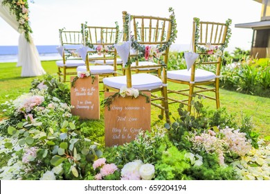Wedding setup