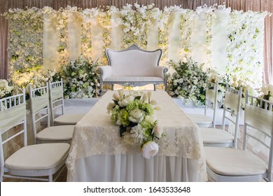 Wedding Stage Decoration With Flower