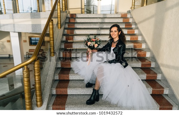Wedding Style Rock Rocker Biker Wedding Stock Photo Edit Now