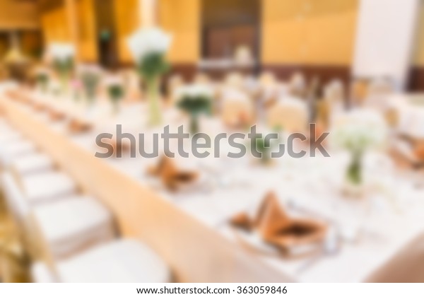 Wedding Table Setting Background Stock Photo (Edit Now) 363059846