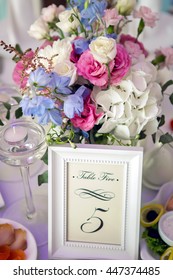 Wedding Table Setting With Plates For Seating Chart