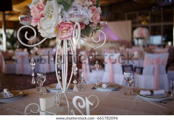 Wedding Table Settings Royalty Free Stock Image