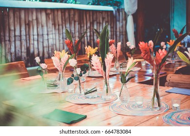 Wedding Table Setup Stock Photo 664783084 | Shutterstock