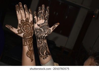 Wedding Time Mehndi Design  For Hands