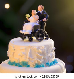 Wedding Topper Of A Disabled Couple