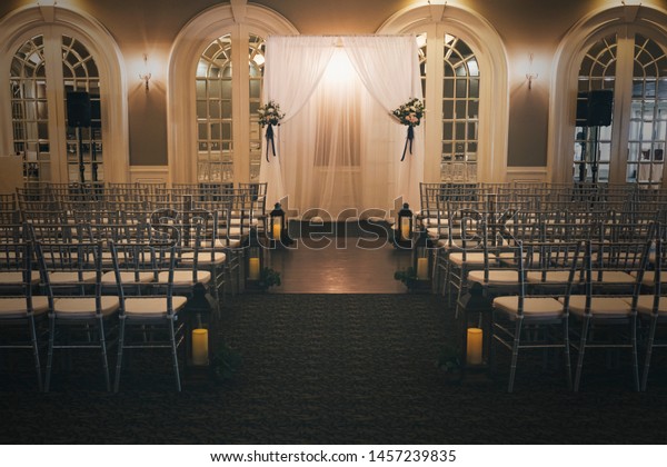 Wedding Venue Reception Buildings Landmarks Interiors Stock Image