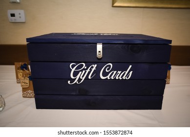 Wedding Wood Gift Card Holder