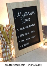 Wedding/Shower Signs Mimosa Bar Sign