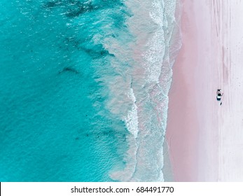 Wedge Island Beach, Western Australia, Aerial Photography by a drone, Coastal, Seascape, Aerial View of Beach, Coastline - Shutterstock ID 684491770