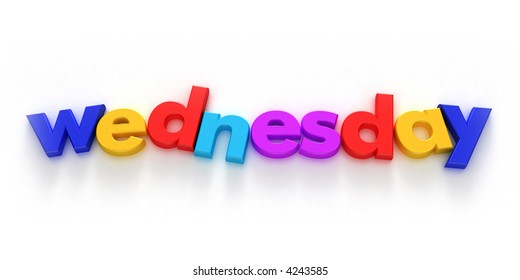 Wednesday Word Images, Stock Photos & Vectors  Shutterstock