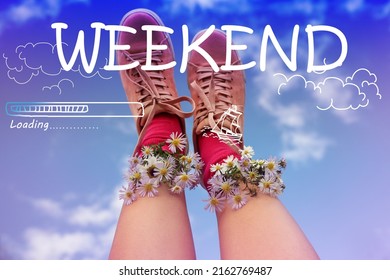 Weekend Coming Soon Illustration Progress Bar Stock Photo 2162769487 ...