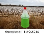 Weevil catcher in place before Georgia cotton field.