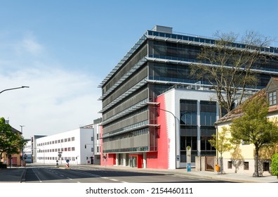 Weiden In Der Oberpfalz, Germany - May 07, 2022: WITT Weiden Headquarters Building. The Company Is The Oldest Mail Order Clothing Company In Germany.