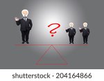 weighing the teamwork and single of a situation or issue on businessman have brain inside a light bulb, one word on each side, comparing the positives and negatives