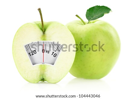 Weight loss diet concept