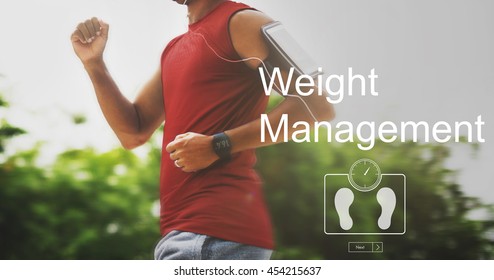 Weight Management Exercise Fitness Healthcare Concept