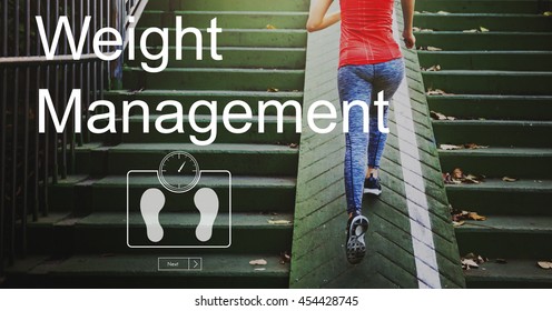 Weight Management Exercise Fitness Healthcare Concept