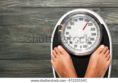Weight scale.