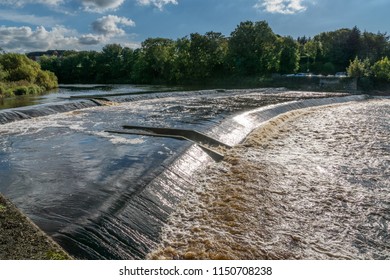 Weir On The River Ayr.