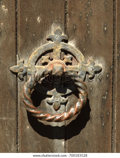 Weird Door Knocker Stock Photo Edit Now 700183528