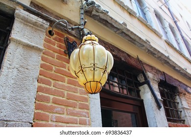 Weird Lamp In Venice, Italy