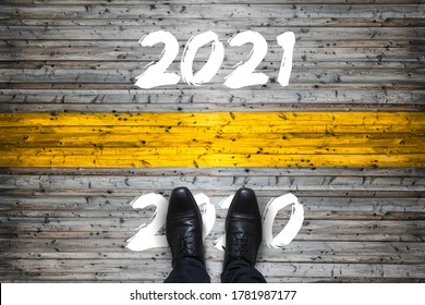 Welcome To 2021, Goodbye To 2020 Start Concept