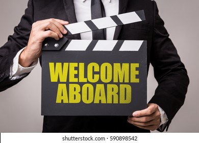 Welcome Aboard - Shutterstock ID 590898542