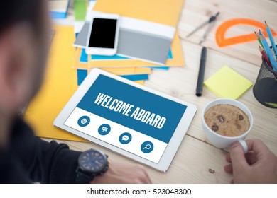 WELCOME ABOARD SCREEN CONCEPT