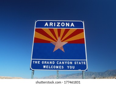 Welcome To Arizona Sign