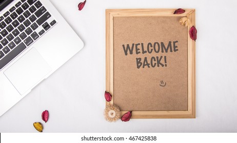 4,583 Welcome back note Images, Stock Photos & Vectors | Shutterstock