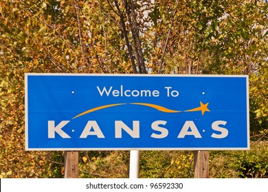 Welcome To Kansas State Sign