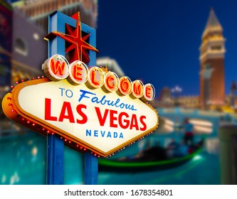 Las Vegas Iconic On Strip City Stock Vector (Royalty Free) 729226405