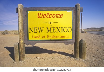 Welcome To New Mexico Sign