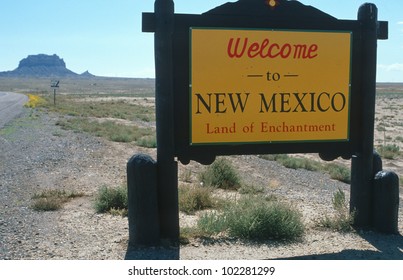 Welcome To New Mexico Sign