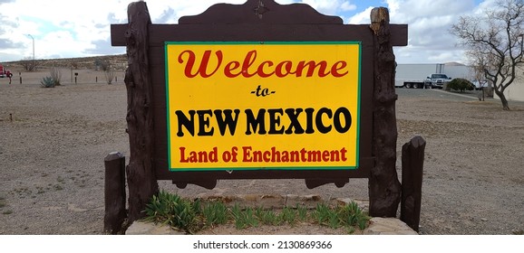 Welcome To New Mexico Sign