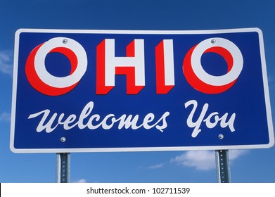 Welcome To Ohio Sign