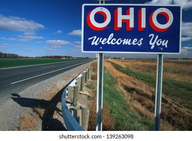 Welcome To Ohio Sign