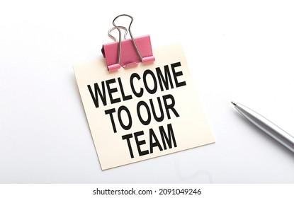 1,802 Welcome To Our Team Images, Stock Photos & Vectors | Shutterstock