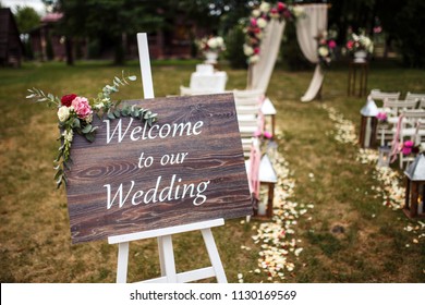 Welcome To Our Wedding