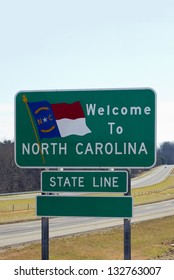 Welcome sign to North Carolina