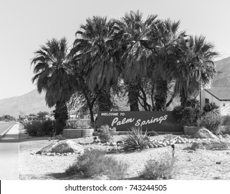 Welcome Sign Palm Springs, CA