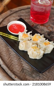 Welcome Snack Served To Customers Of A Beachfront Hotel.